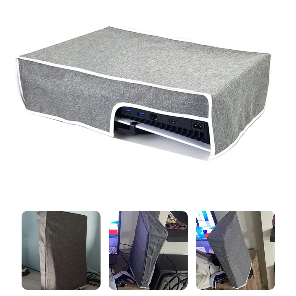 غطاء مقاوم للغبار لوحدة التحكم في الألعاب PS5 حافظة حماية المضيف لـ PlayStation 5 غطاء حماية مضاد للغبار لهاتف PS5 Slim/لـ PS5