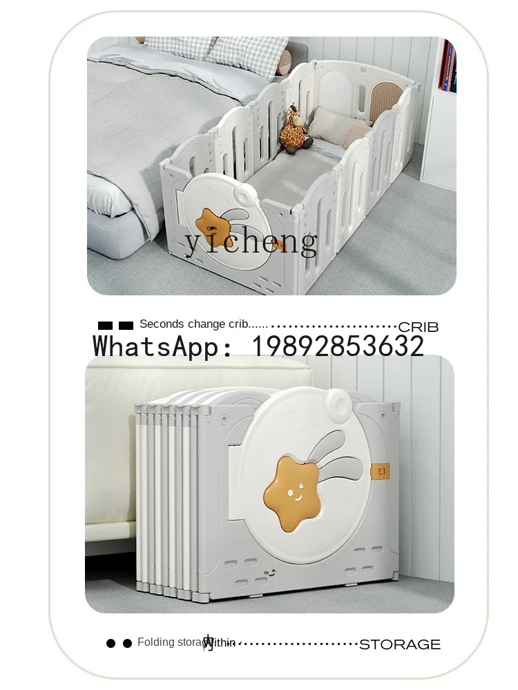 WL Baby Recinzione Terra Gioco per bambini Tappetino strisciante per bambini Barra di protezione per la casa, Sicurezza recinzione