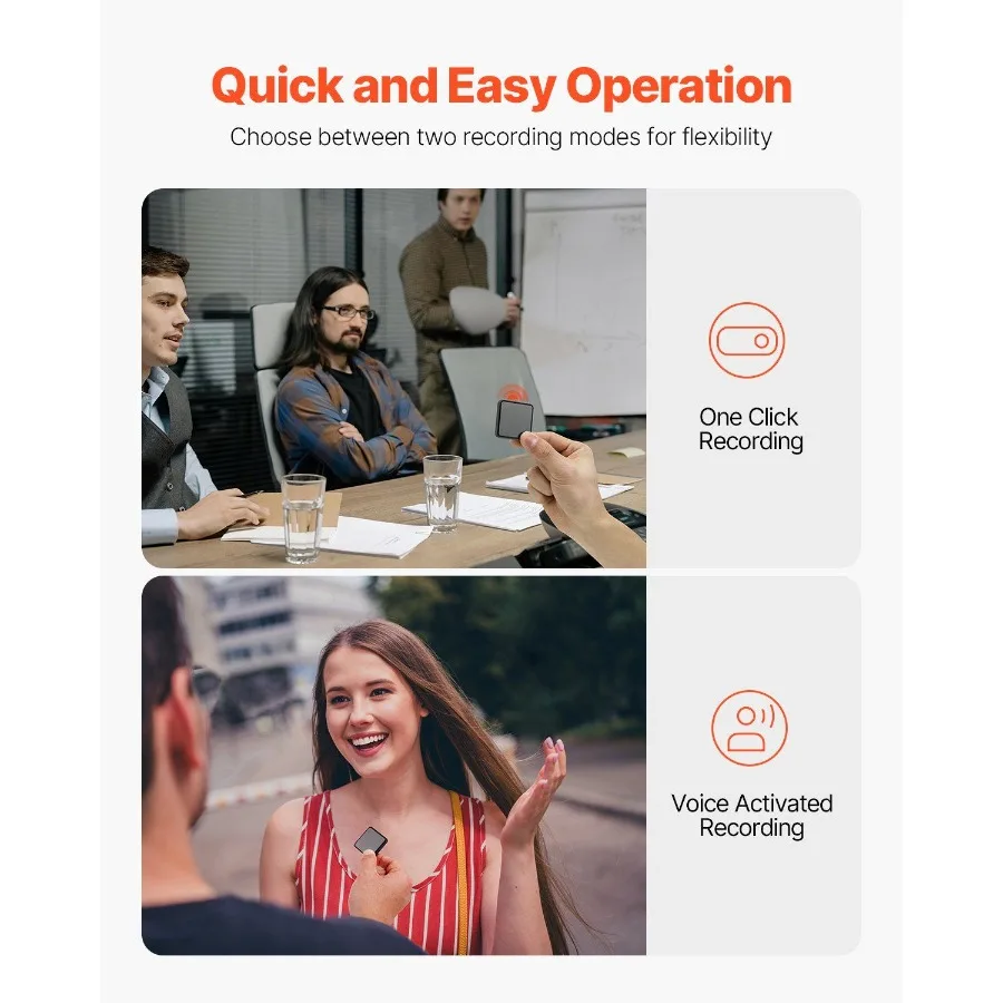 미니 스파이 디지털 음성 활성화 레코더 자석 녹음 청취 장치