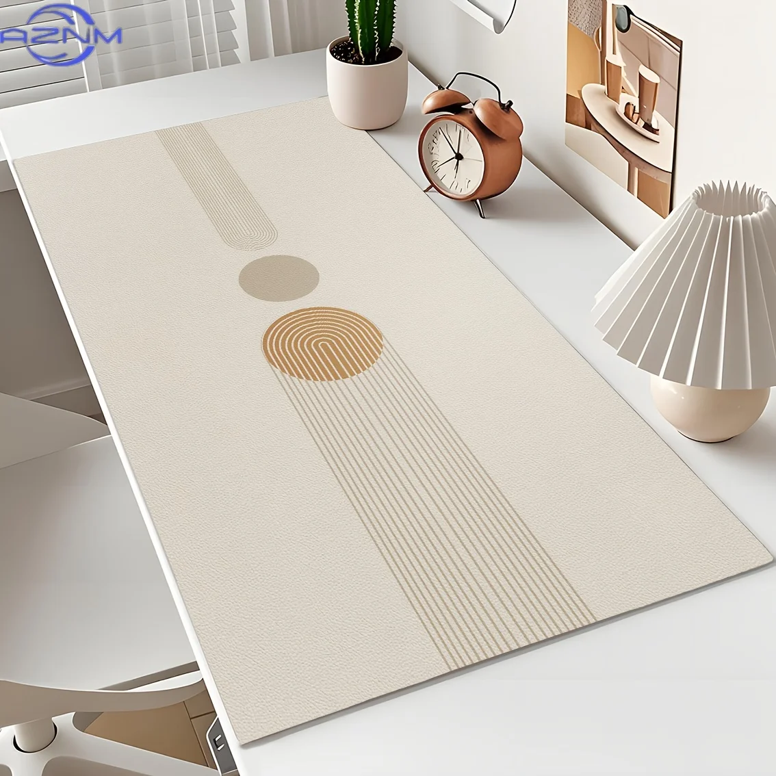 1 Diatomaceous Earth Mat Desk Protective Mat Non-Slip Wear-Resistant Keyboard Mat, Suitable for Home, School And Classroom Wri