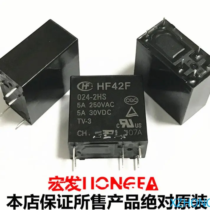 Relay HF42F 024-2HS HF42F-024-2HS JZC-42F 024-2HS JZC-42F- 24VDC DC24VC 24V DIP6