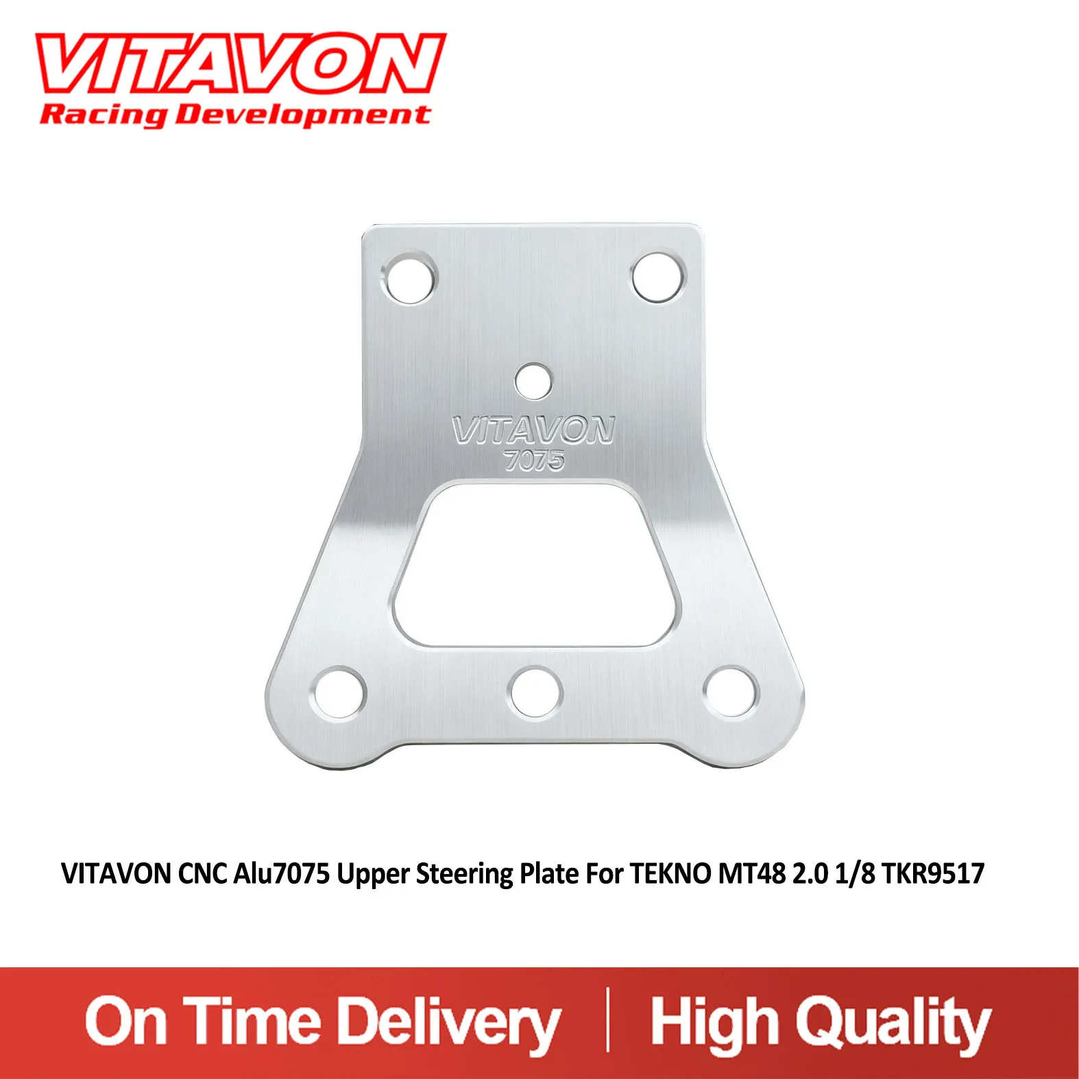 

Верхняя рулевая пластина VITAVON CNC Alu7075 для TEKNO MT48 2,0 1/8 TKR9517