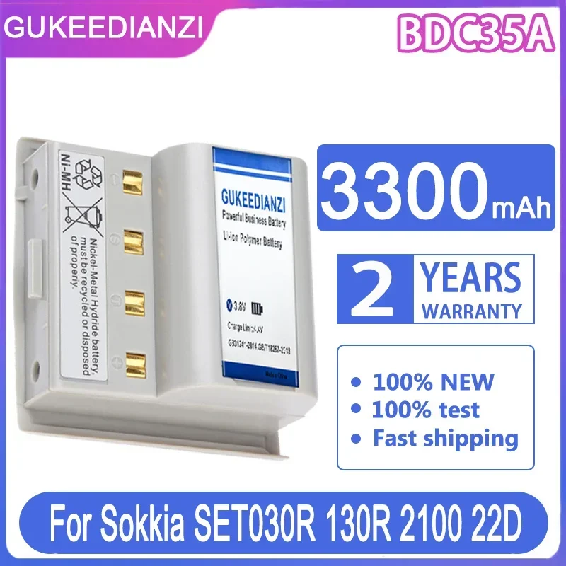 

GUKEEDIANZI Replacement Battery BDC35A 3300mAh For Sokkia SET030R 130R 2100 22D Digital Batteries