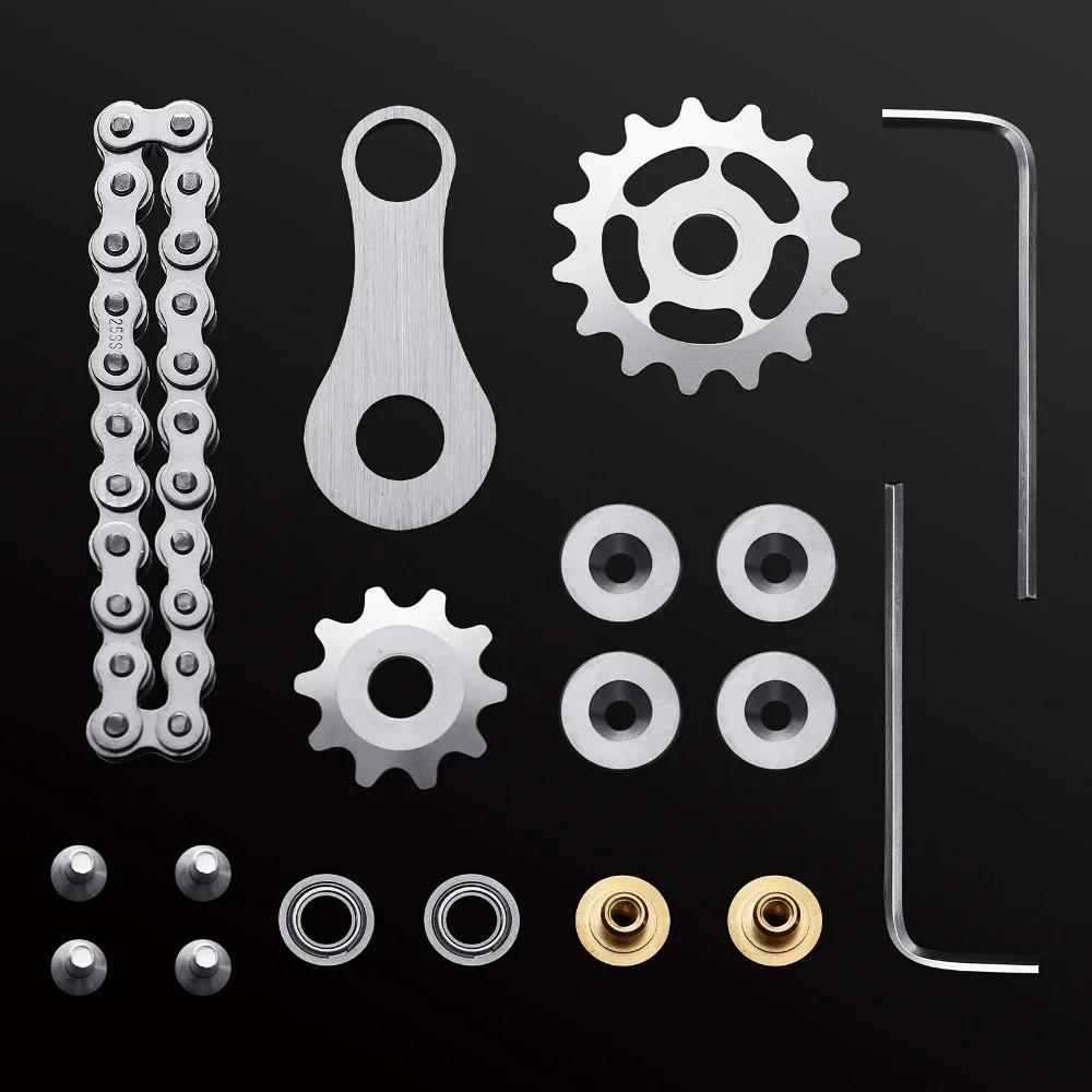 Gyro Toys Interesting Game Sprocket Flywheel Gyro Chic Bike Chain Wear-resistant for Release Anxiety Relax Keep Awake