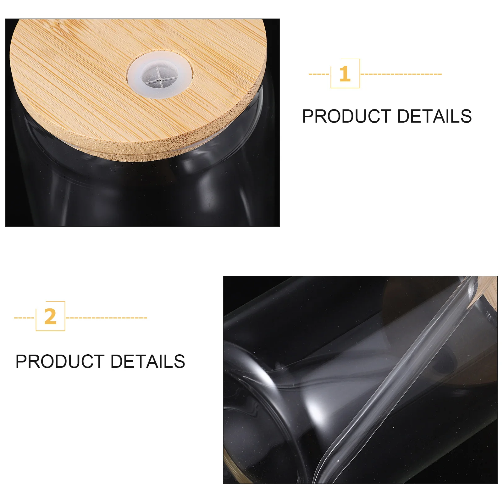 

2 комплекта стеклянных кружек для питья с крышкой и соломинкой, устойчивые к ржавчине, износостойкие, соломенные чашки для домашнего бара, чашки для молока, кружки для воды