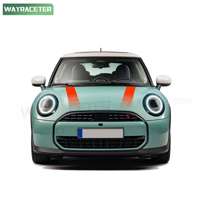 John Cooper Works Trim Graphics Decal Hood Bonnet Stripes Trunk Sticker For MINI Hatch J01 2024 F65 F66 F67 JCW 2025 Accessories