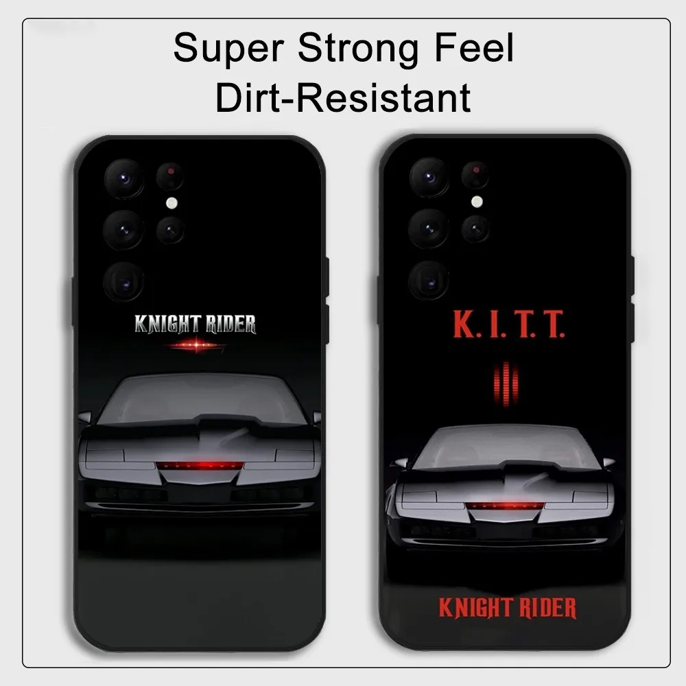 KITT Car Knight Rider Phone Case Samsung S series s20 s21 s22 s23 s24 FE Plus Ultra TPU Soft to Skin-friendly case