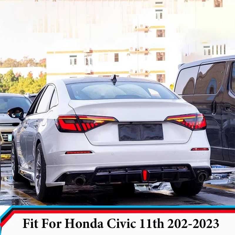 Fit für Honda Civic 11. 2022-2023 Rücklicht Modifikation LED Flow Running Light Flow Lenk lichter Rücklicht