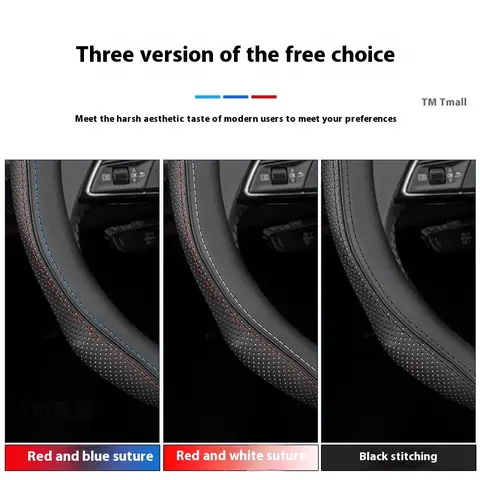 मर्सिडीज बेंज ABCESV क्लास GLB GLC GLE स्प्रिंटर पायलट SLK SLC W203 W204 ML Vito W176 W205 AMG के लिए कार स्टीयरिंग व्हील कवर 6 best sales मर्सिडीज स्टीयरिंग व्हील कवर - №4