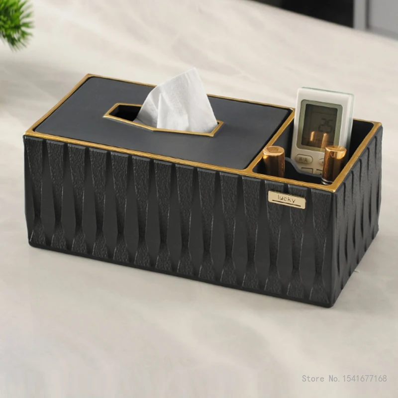 Creative Resin Tissue Box for Home Decoration Modern Storage Napkin Box Living Room Bedroom Tea and Dining Table, 1PC