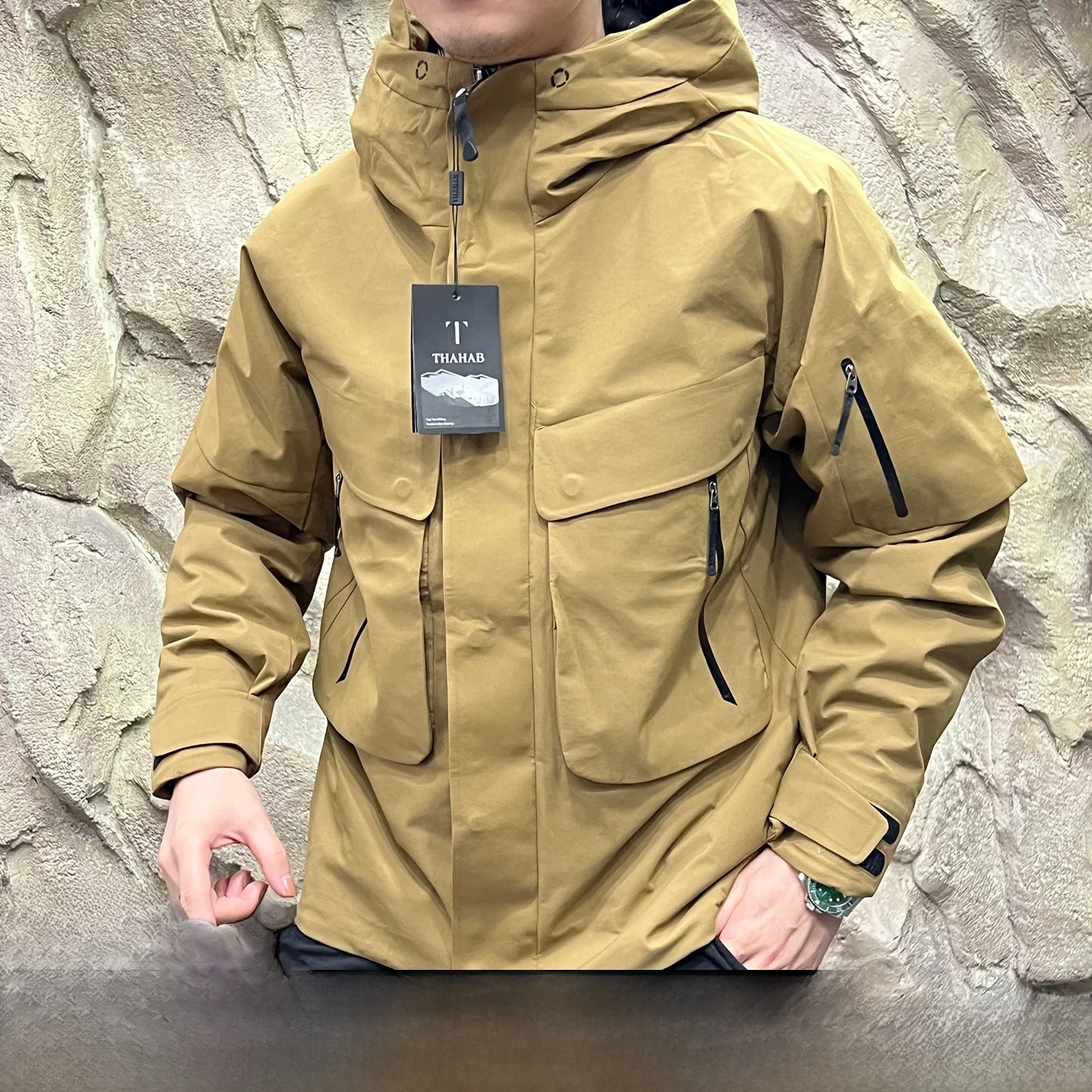 

Высококачественная мужская куртка из 90% белого пуха, ветрозащитная, водоотталкивающая, с капюшоном, на флисовой подкладке, на молнии, для активного отдыха