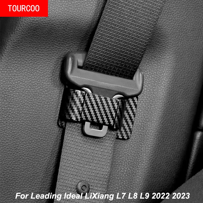 For Leading Ideal LiXiang L7 L8 L9 2022 2023 Car Interior Supplies Seat Belt Holder Stabilizer Fastener Accessories