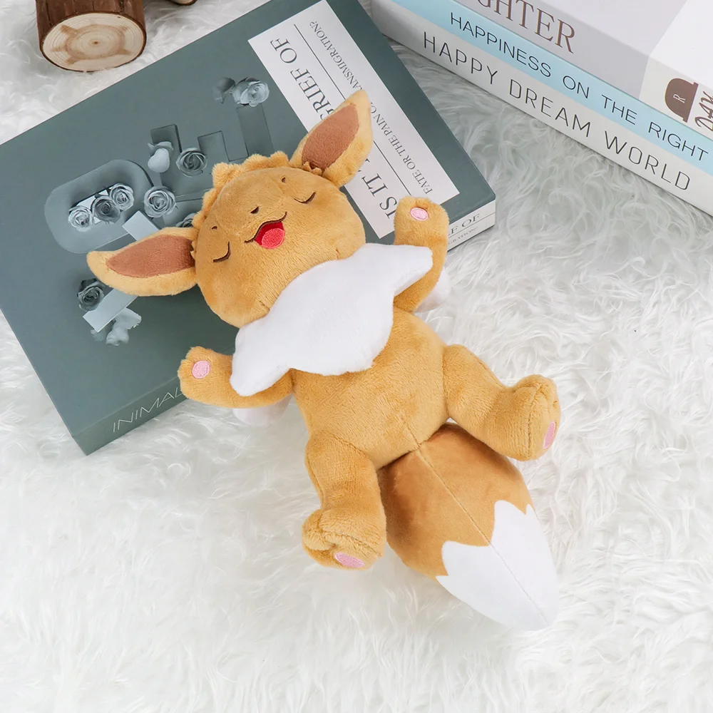 

Pokemon Sleeping Eevee Gengar плюшевая кукла Pamo Fuecoco Sprigatito, мягкая кукла Charizard Sylveon Peluche, игрушка в подарок, длина 19-25 см