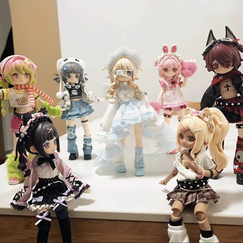 

Authentic Freedom Advocates Electronic Cute Pet 1/12 Bjd Point Blind Box Articular Mobility Movable Mystery Box Doll Toy Gifts