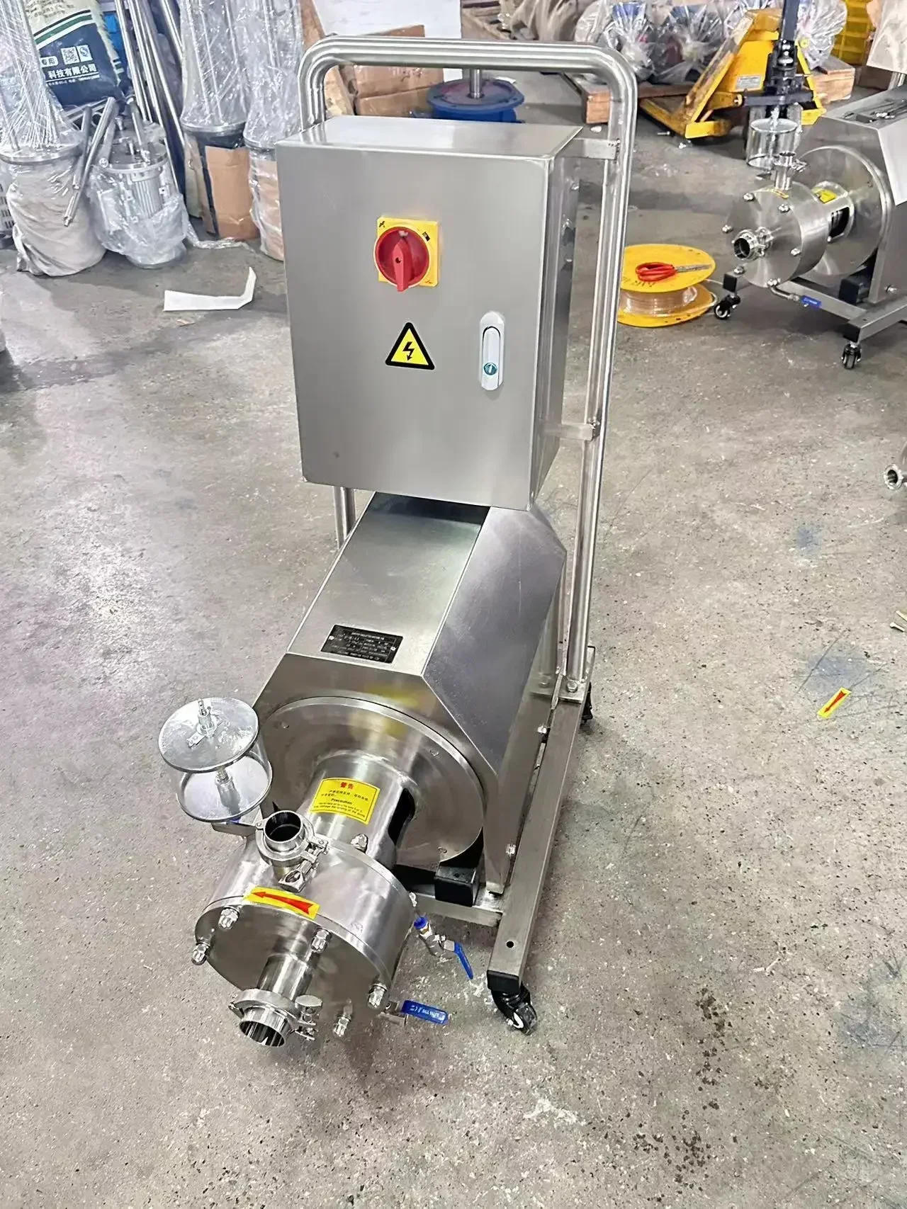 Fornitura in fabbrica miscelatore in linea pompa emulsionante pompa omogeneizzatore ad alto taglio