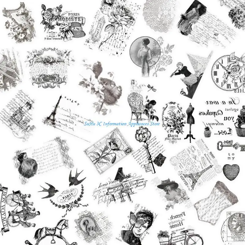 

58pcs Эстетическая наклейка с домашними животными для ноутбука Журнал вода бутылка для ноутбука.