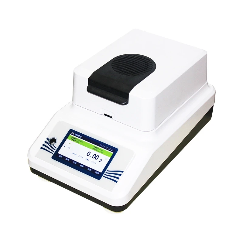 

Moisture Analyzer 10g 10mg Touchscree Tea Peanut Grinding Grain Moisture Meter for Spices
