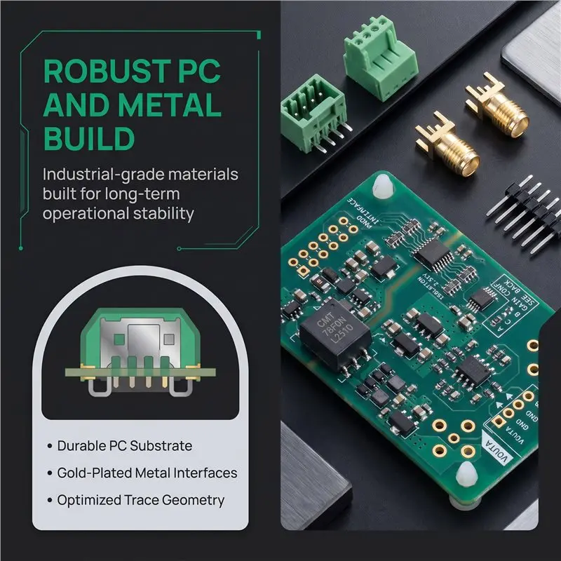 ABVG-For DAC8563 Dual-Channel For DAC Module 16-Bit Digital-To-Analog Converter Board PMOD Interface Isolation Design