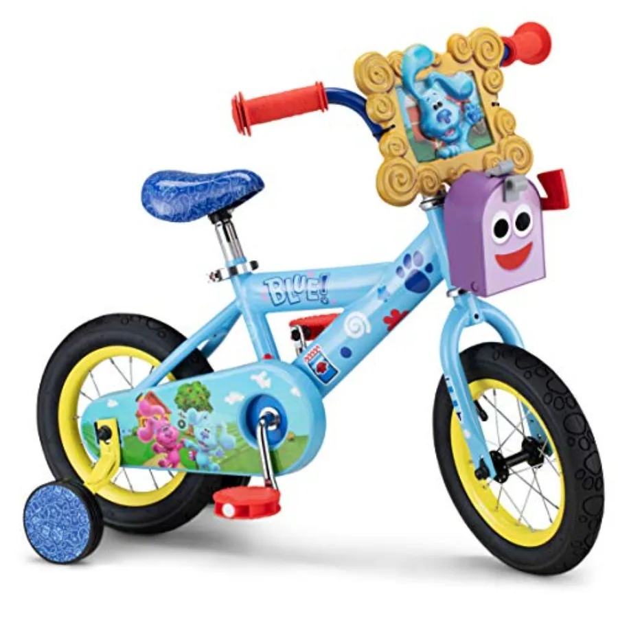 

Blue's Clues You Bike 12-Inch Wheels Boys and Girls Ages 2-4 Year Old Training Wheels