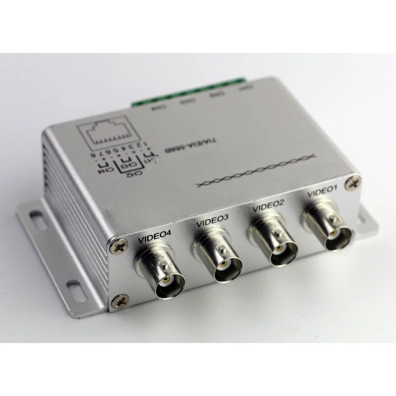 LL  for 4CH HD TVI AHD CVI Video Balun Passive Transceiver Adapter CCTV DVR UTP RJ45