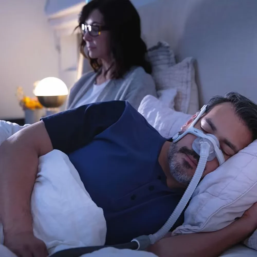 

ResMed AirFit N20 Nasal CPAP Mask Upgrade Kit Reusable Frame Elbow Assembly with Headgear Tube And Cushion for Sleep Apnea Thera