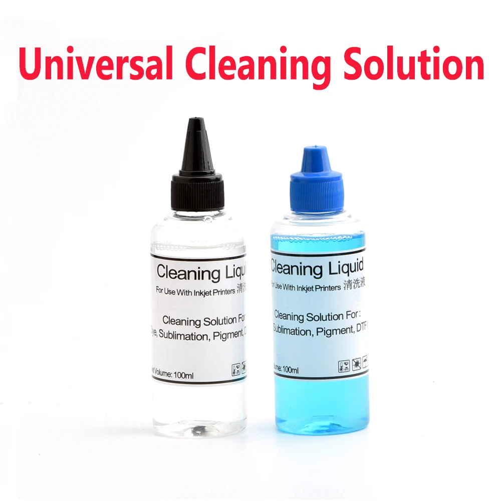 Printhead Cleaning Solution for Dye Ink Sublimation Ink DTF Ink Print head Cleaning Liquid For Inkjet Printer Cleaning Solution