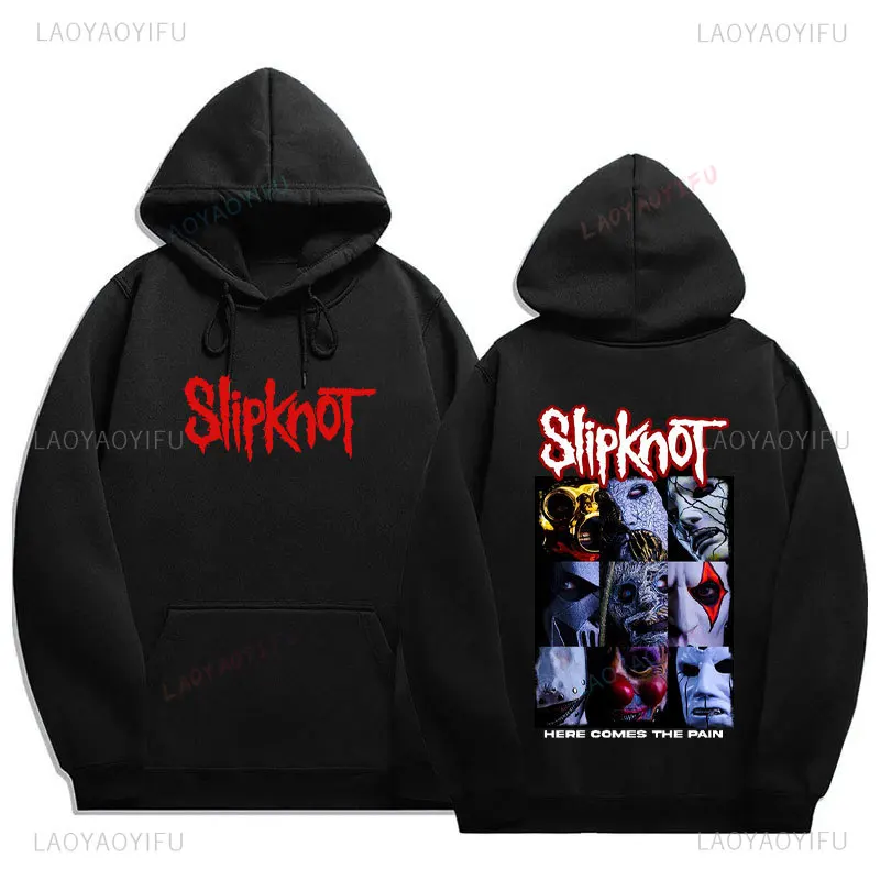 Y2K Vintage Streetwear Graphic Women Hoodies 2024 Slipknots Women Heavy Metal Sweatshirt Prepar for Hell Tour Unisex Pullovers