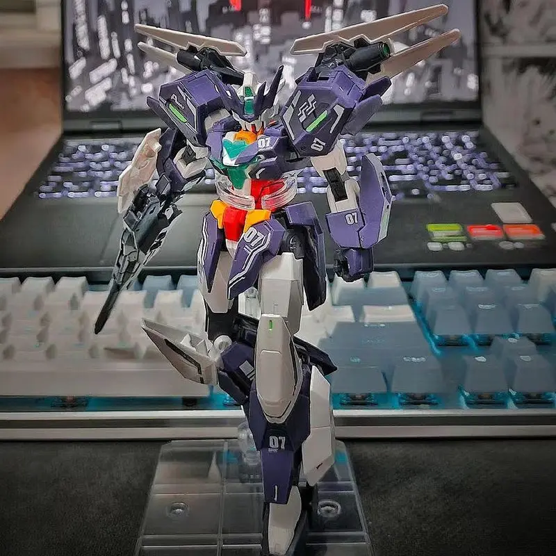 Uraven HG 1/144 PFF - X7II/U7 Mech Kit modello di assemblaggio Action Figures Puzzle Giocattoli per bambini Decorazione desktop Regalo da collezione