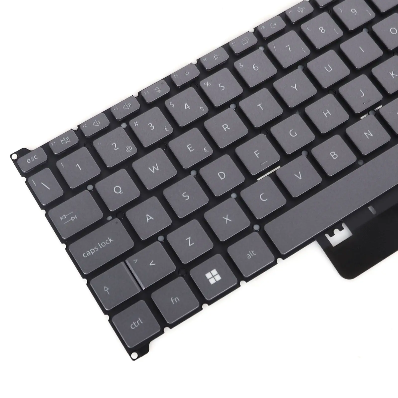 لوحة مفاتيح الكمبيوتر المحمول PO لشركة أيسر أسباير 5 A517-53 A517-53G A517-58M A317-54 A317-55P رمادي مع إضاءة خلفية