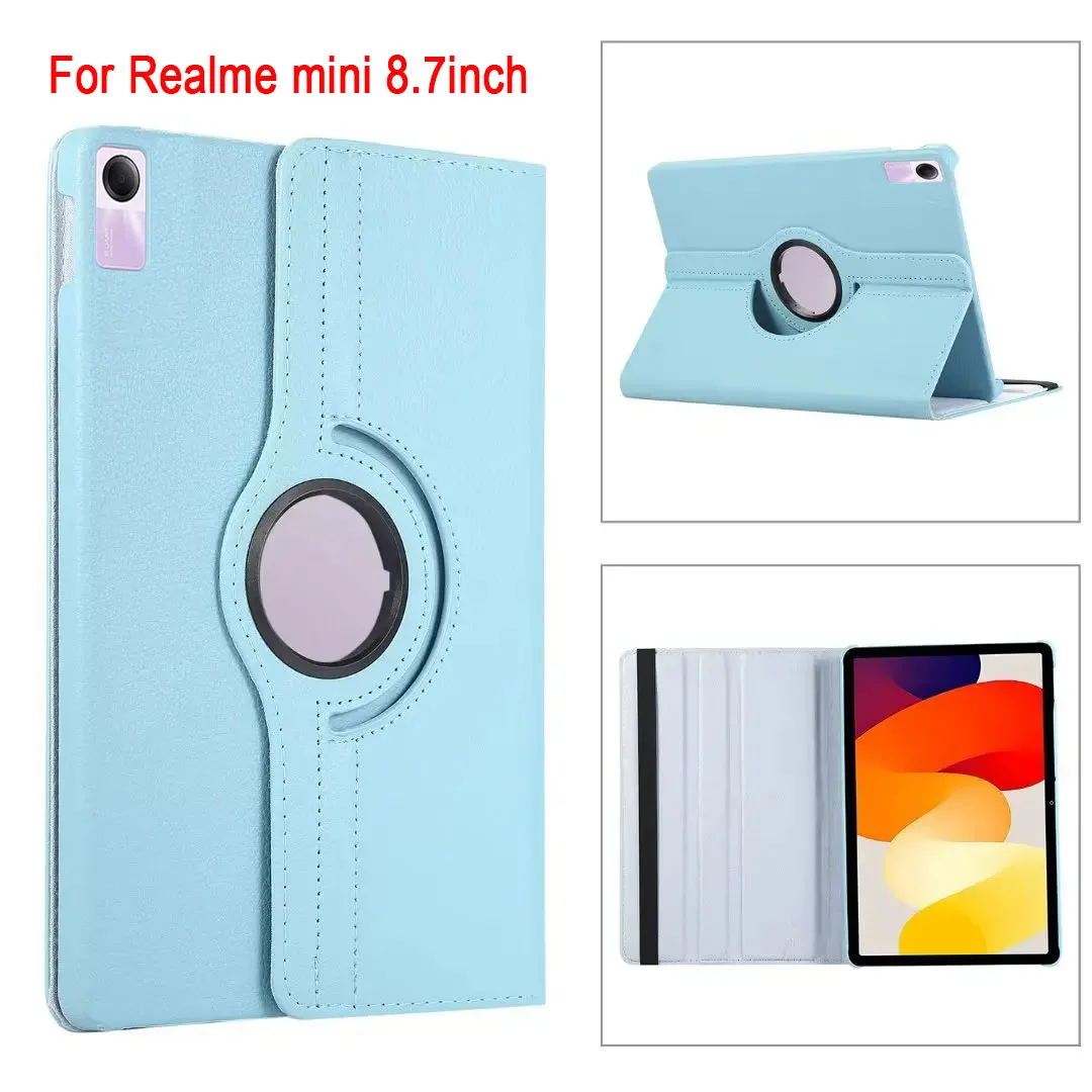 

For OPPO Realmepad mini 8.7inch 360 Rotating Magnetic Flip Cover For Realmepad mini 2022 Tablet Protective Stand Holder Suitable