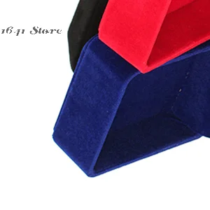 1pc Watch Box Fashion Velvet Round Corner Smartwatch Clock Storage Case Jewelry Accessories Business Packaging Boxes