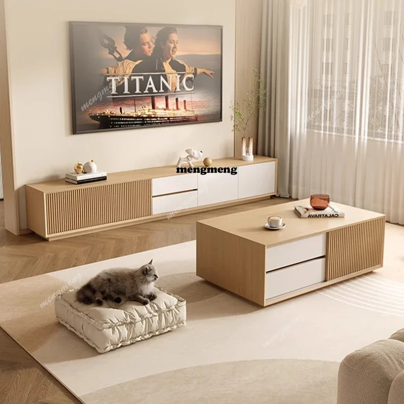 D80 Nordic Modern Universal Tv Cabinet Design Storage Minimalist Floor Tv Stand Showcase Living Room Meuble De Television Furnit