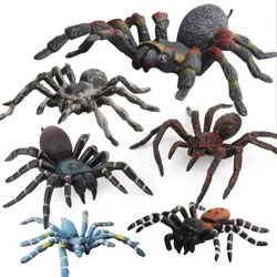 Simulation Tier Modell 10cm Große Gefälschte Spinne Tarantula Schwarz Spinne Spaß Halloween Streich Horror Requisiten Kinder Neuheit Spielzeug