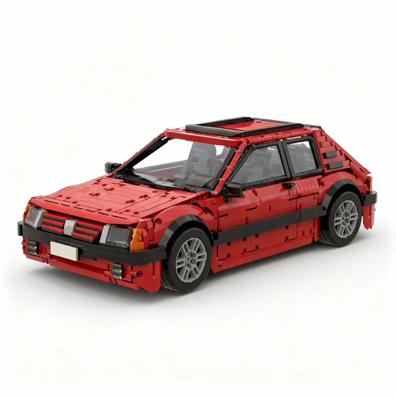 

3543PCS MOC Technology Peugeot 205 Gti Model DIY Creative Assembly Building Blocks Display Birthday Gift Decoration Building Set
