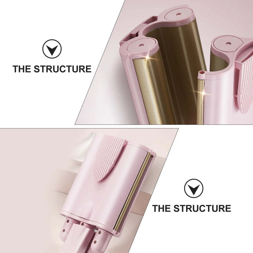 

Handheld Hair Curler Electric Heating Roller Fast 30S Heating Multiple Temperature Settings Safe Anti-Scalding Design Beauty