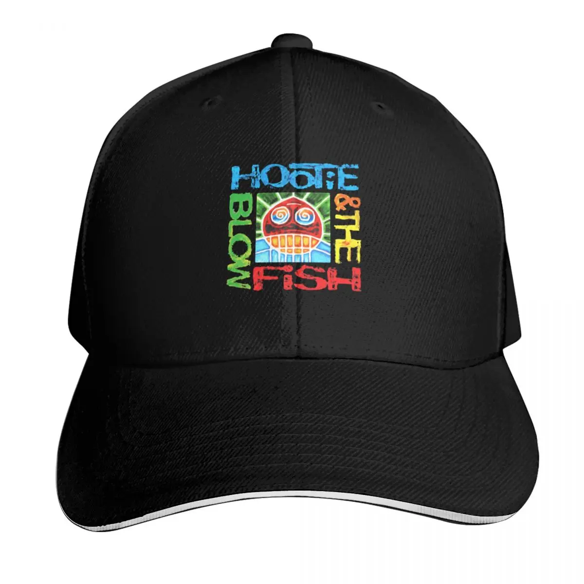Hootie and the blowfish logo classic t shirt Baseball Cap Six Panel Structured Crown Sun Protection UPF 50+ Breathable Mesh Back