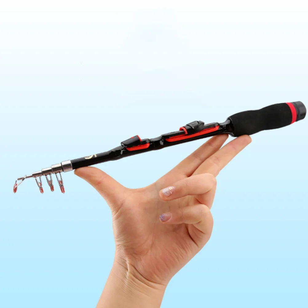 Fishing Rod for Lover Bait Portable Folding Pole Accessory Suplies Travel Bass Lures