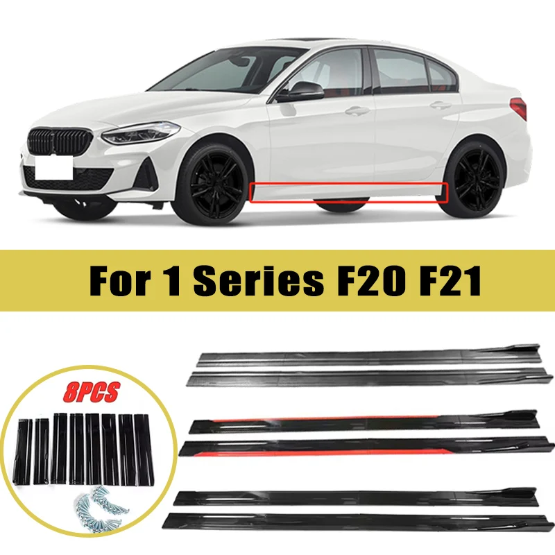 

Universal 2m/2.2m Car Side Skirt Extension SplitterBumper Racing Side Wing Bumper Lip Side Spoiler For BMW 1 Series F20 F21