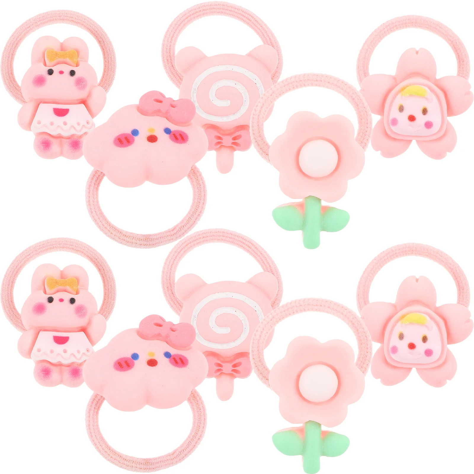 

10Pcs Dog Hair Accessories Cute Pet Hairbands for Small Dogs Girls Puppies Party Wear Grooming Hair Ties Headbands Decorative