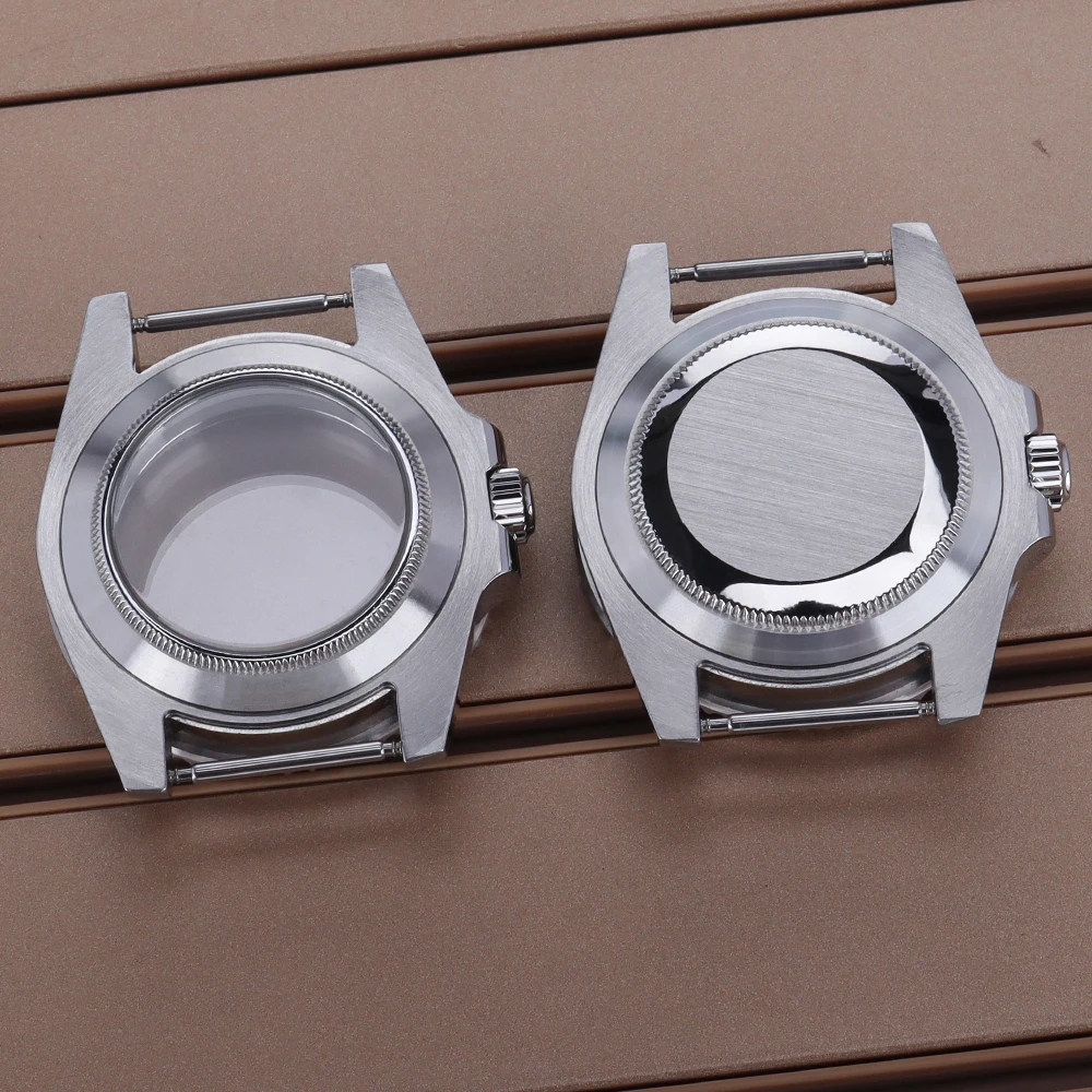 40mm NH35 Water Resistance Watch Case Ceramic Insert Sapphire For GMT NH35 NH36 NH38 NH34 Miyota 8215 ETA 2824 20ATM Watch Parts