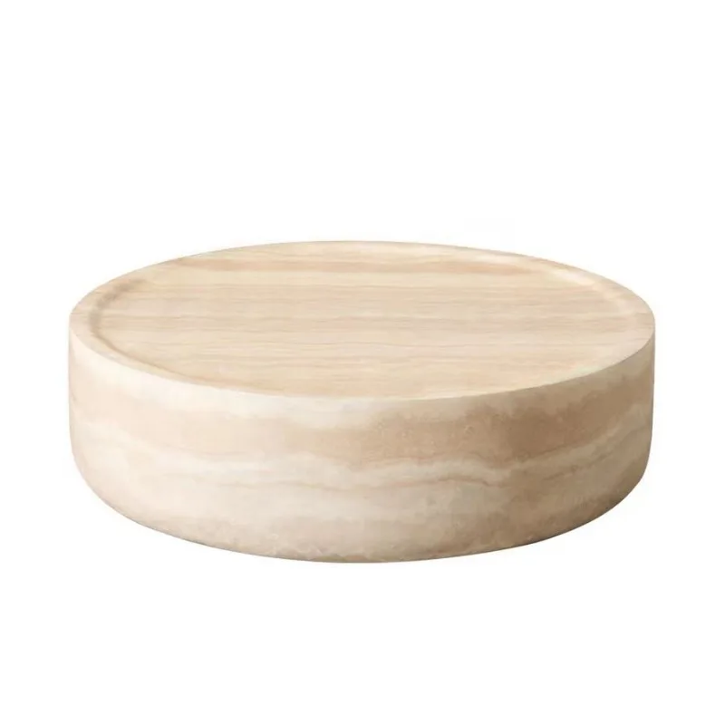 

Wabi Sand travertine living room combination coffee table