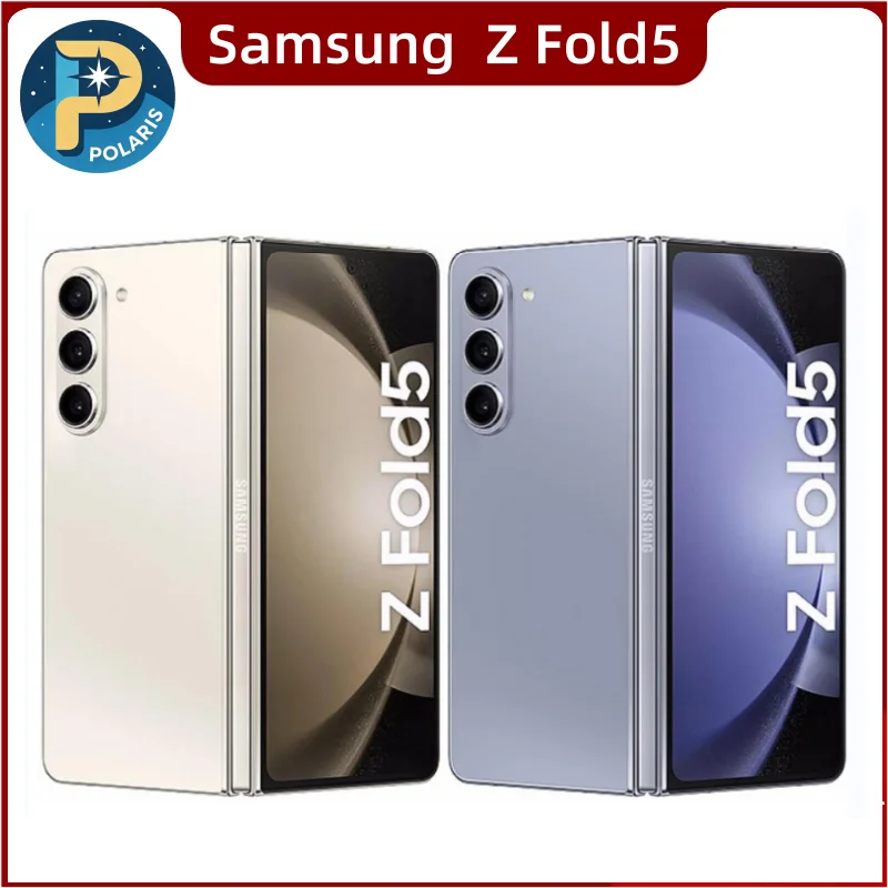 Samsung Galaxy Z Fold5 Fold 5 5G F946U1 F946N F946B 7,6 pouces AMOLED 12 Go + 256/512 Go/1 To ROM, t�l�phone portable pliable quasi neuf