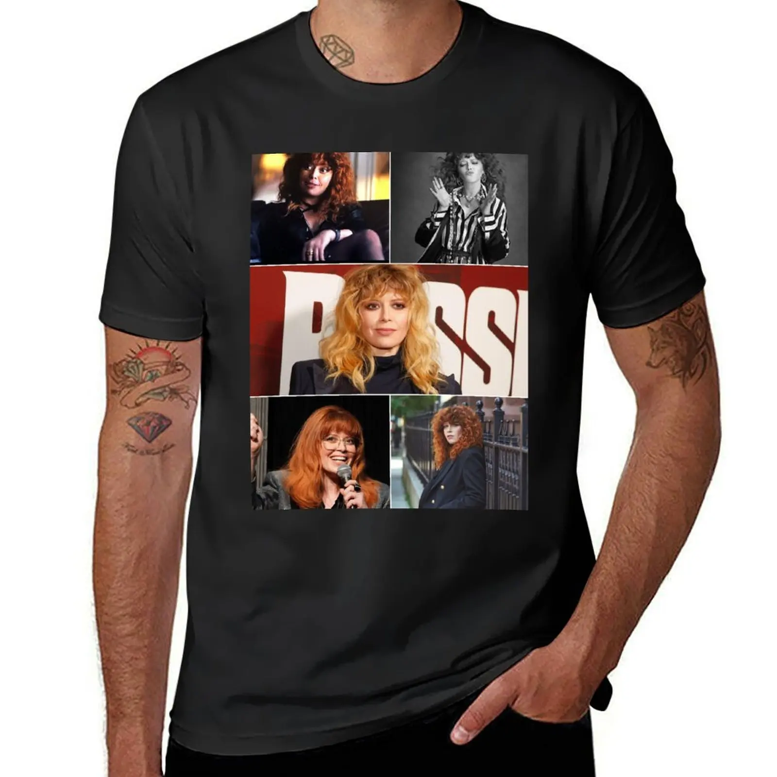 

Natasha Lyonne American actress Beautiful Fan Made Aesthetic Collage - 1 T-Shirt new edition funnys T-shirt men