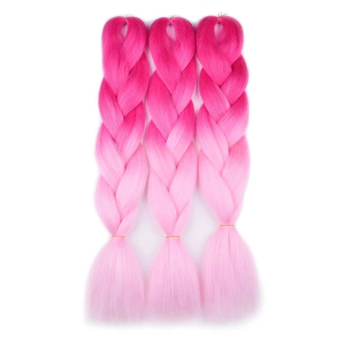 cabelo-sintetico-ombre-para-trancas-rosa-rosa-claro-3-pecas-extensao-de-cabelo-jumbo-para-box-braids-e-twist-24-polegadas-com-selagem-a-Agua-quente