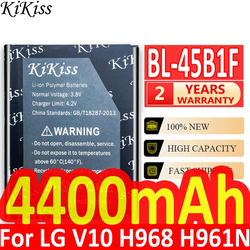 KiKiss BL-45B1F BL-44E1F BL-T34 BL-T37 BL-T42 BL-T46 Battery For LG V10/V20/V30/V30+/V40 ThinQ 5G/V50 ThinQ 5G/V60/V60 ThinQ/Q8