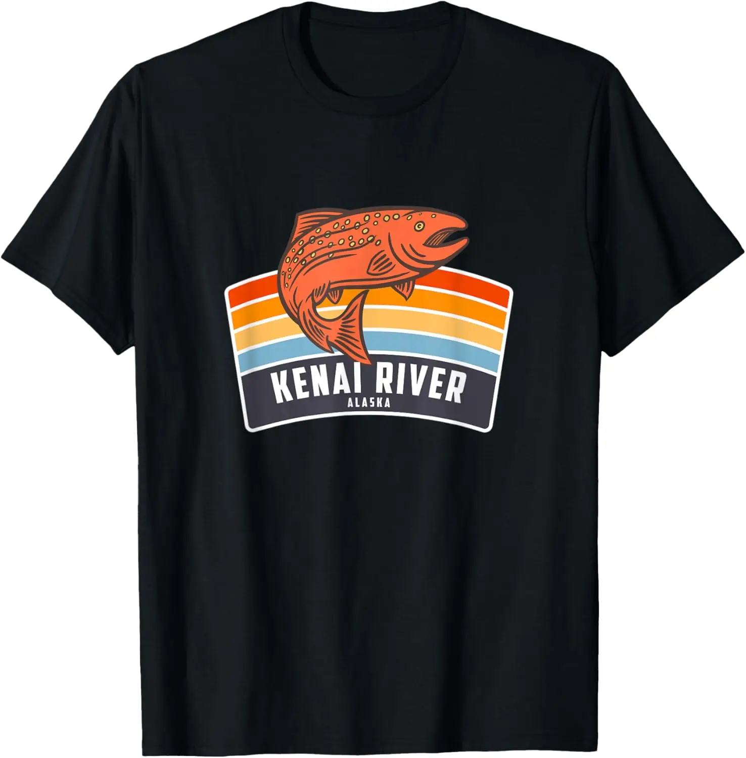 

Kenai River Alaska Salmon T-Shirt