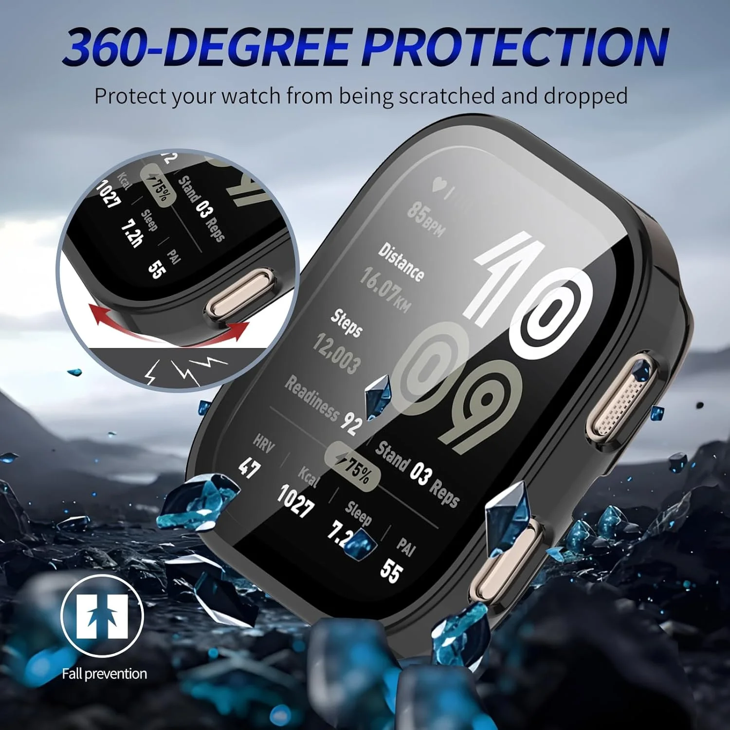 TPU/PC/ซิลิโคนสำหรับอมาซฟิต บิ - Smartwatch Band Accessories บทวิจารณ์และราคา