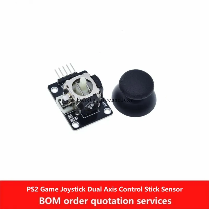 Dual Axis Button Joystick PS2 Game Joystick Control Stick Sensor Module JoyStick Electronic Building Block HOT