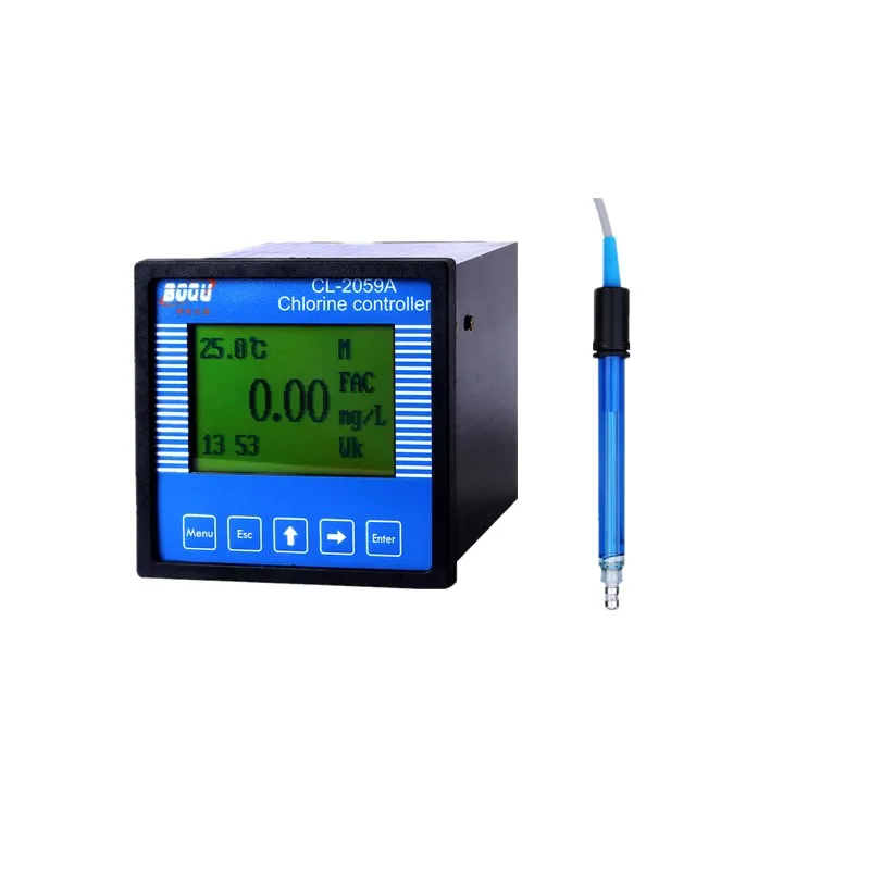 4-20mA Digital Online Water Quality Online Free Residual Chlorine Meter