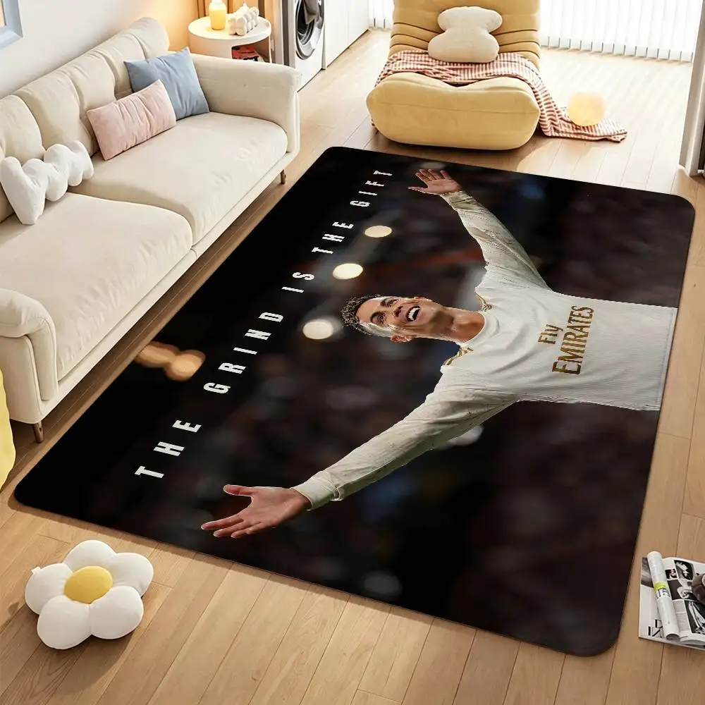 The Goat Cool C-CR7 Cristiano Ronaldo Short Plush Rug mat Machine Washable Soft Comfortable Anti‑Slip Floor Mat Home Decor